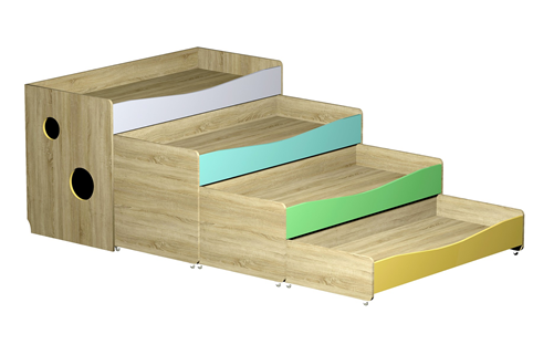 Ліжко дитяче розсувне чотиримісне ТК-Ренессанс